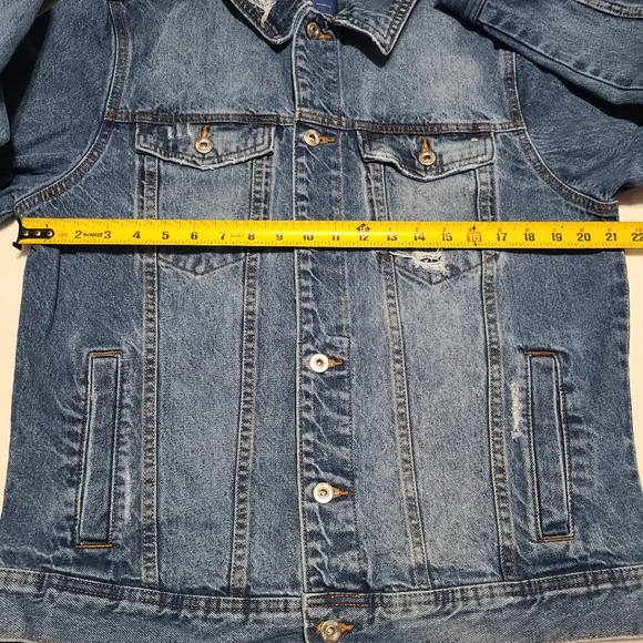 Zara Man Denim Jacket sz XL - Picture 2 of 6